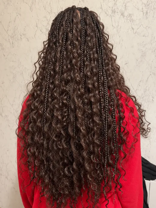 Knotless Braids a domicilio en Bilbao — Olon trenzas africanas