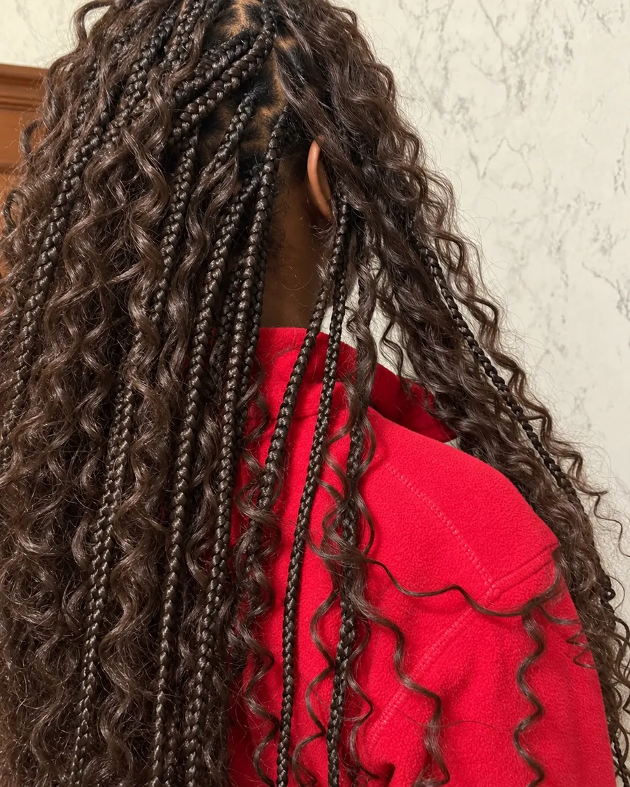 Knotless Braids a domicilio en Bilbao — Olon trenzas africanas